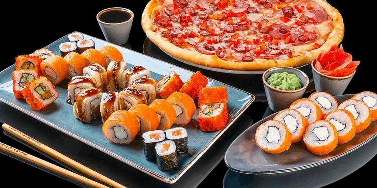 Суши и пицца в Воронеже — самые популярные иностранные блюда