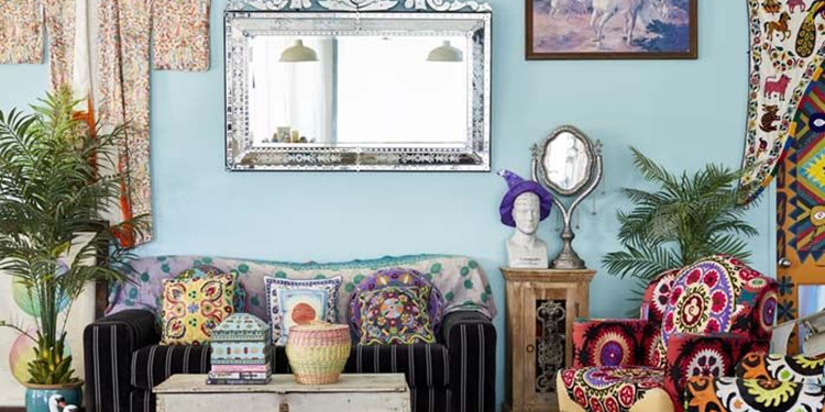 Максималізм з етнічними мотивами: барвистий інтер’єр, натхненний культурою