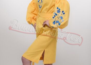 Стильные платья-вышиванки в украинском стиле