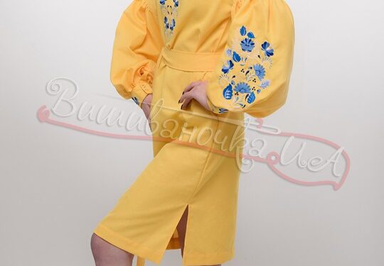 Стильные платья-вышиванки в украинском стиле