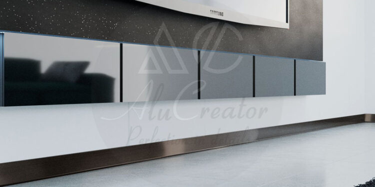 Накладной алюминиевый плинтус: основные достоинства и сферы применения