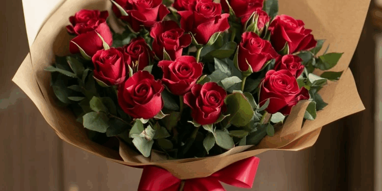 Букеты из роз: идеи оформления и советы