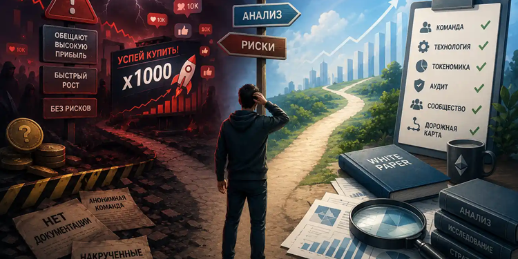 Типичные ошибки при оценке криптопроектов перед инвестированием